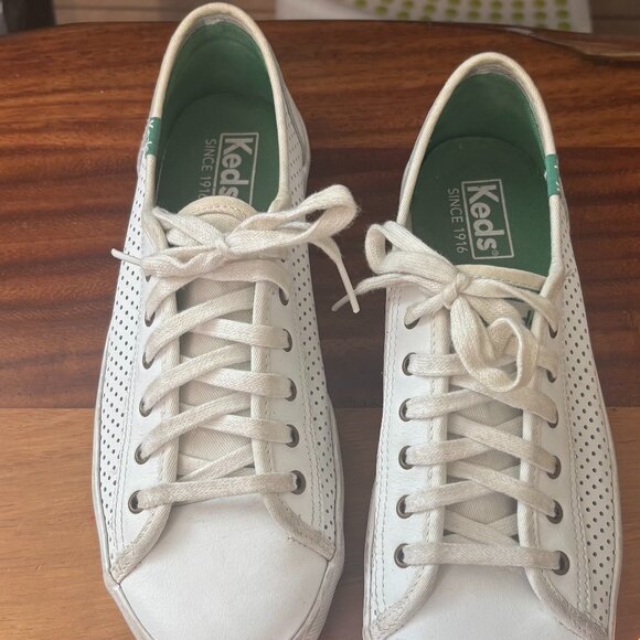 Keds White Leather Sneakers - Picture 4 of 4
